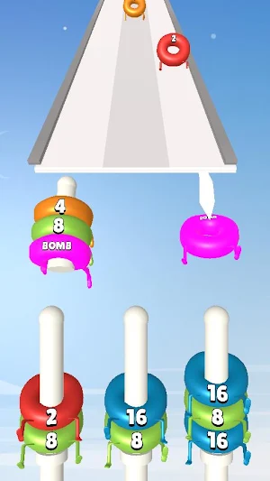 Drop In Blocks 2048 Merge Screenshot 2