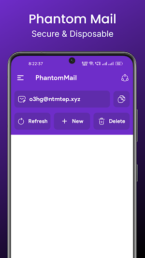 Phantom Mail – Temporary Email Screenshot 0