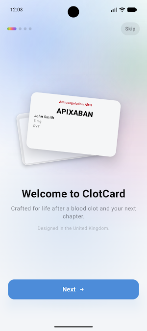 ClotCard Screenshot 0