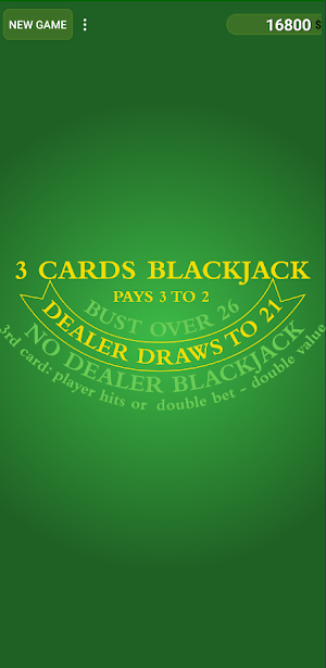 3 Cards Blackjack Screenshot 0