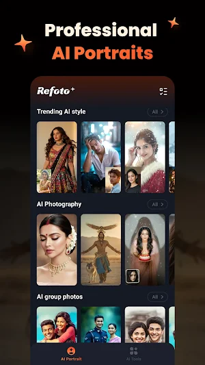 Refoto : AI Photo Studio Screenshot 0