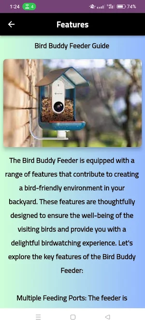 bird buddy feeder guide Screenshot 3