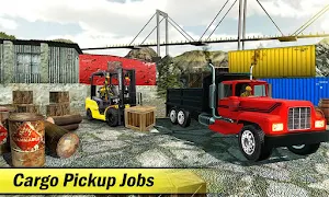 Offroad Pickup Truck Cargo Transport Truck Driver Screenshot 3