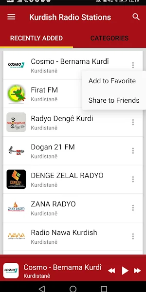 Kurdistan Radio Stations Screenshot 1