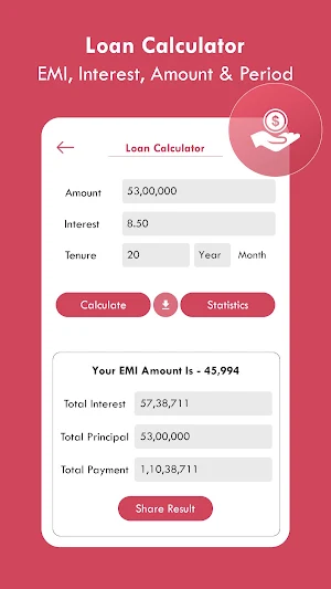 EMI Calculator - Loan Planner Screenshot 2