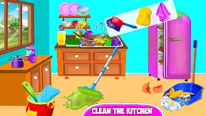 Sweet Girl House Clean up Screenshot 3