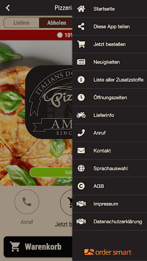 Pizzeria Amico Screenshot 2