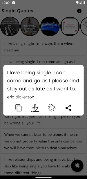 Single Quotes and Sayings Screenshot 1