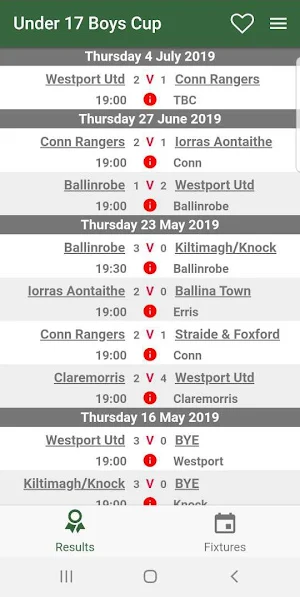 Mayo Youths Football Screenshot 1