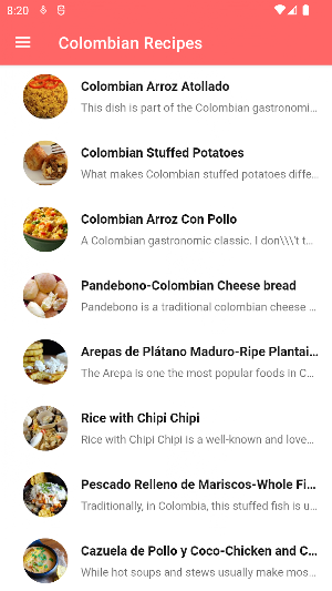 Colombian Culinary Delights Screenshot 0