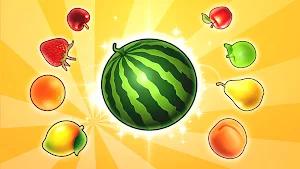 Fruit Drop 3D Merge Melon Screenshot 0