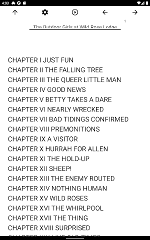 Book, The Outdoor Girls at Wild Rose Lodge Screenshot 2