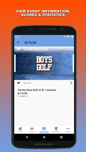 Willowbrook Athletics Screenshot 2