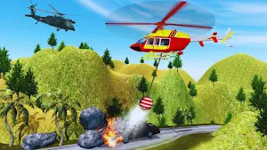 Helicopter Rescue Copter Sim Screenshot 3