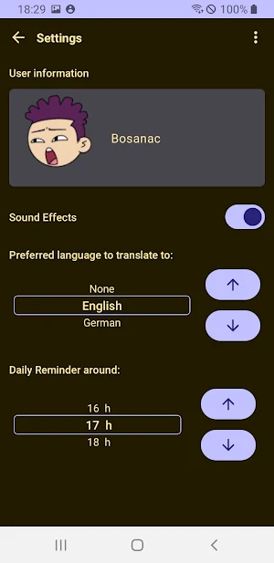 Bosnian Sentence Builder Screenshot 3