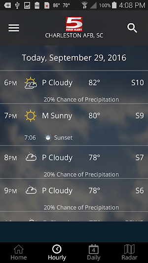 WCSC Live 5 Weather Screenshot 2