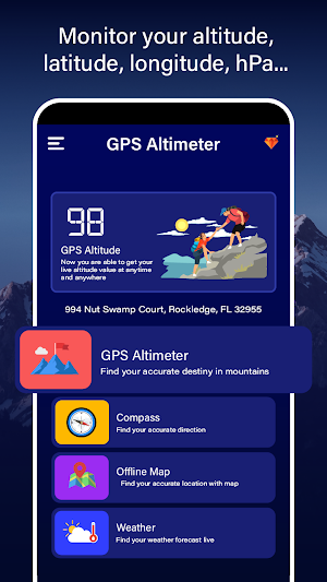 Altimeter Plus & GPS Altitude Screenshot 0