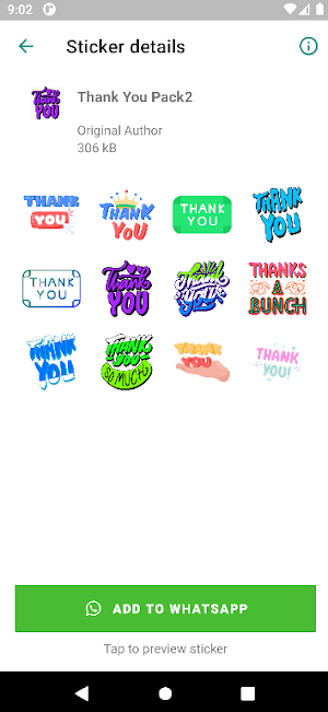 Thank You Stickers Pro Screenshot 2