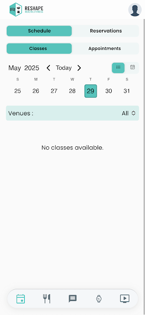 Reshape Health & Fitness Screenshot 0