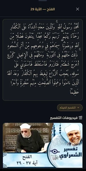 التفسير المرئي للقرآن الكريم Screenshot 2