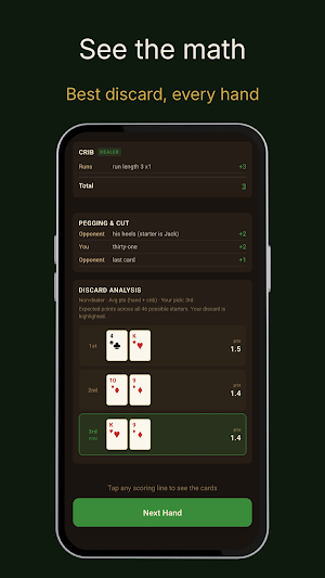 Cribbage Board Screenshot 2