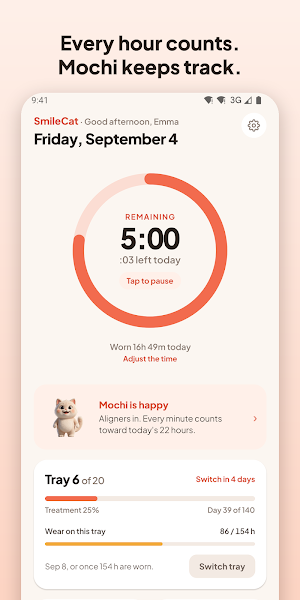 SmileCat: Aligner Tracker Screenshot 0