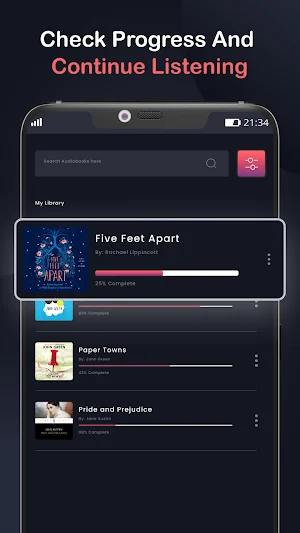 Audio Books App Screenshot 2