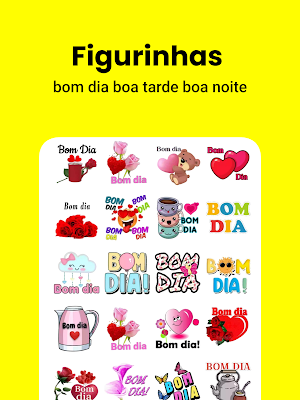 Figurinhas Bom dia e Boa noite Screenshot 0