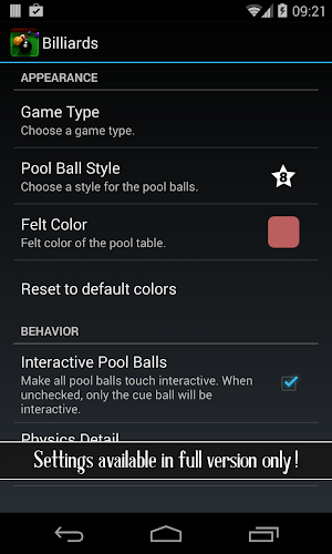 KF Billiards Free Wallpaper Screenshot 3