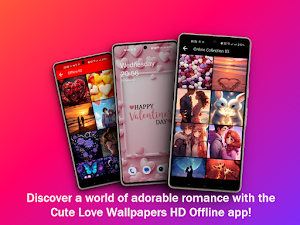 Cute Love Wallpapers Offline Screenshot 1