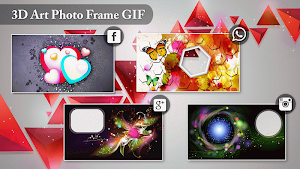 3D Art Photo Frame Editor Effects Screenshot 1