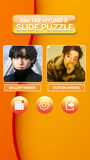 Kim Tae-Hyung Slide Puzzle Screenshot 0