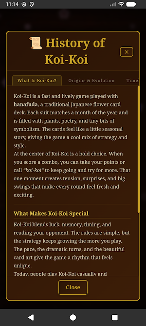 Stellar Hanafuda Koi-Koi Screenshot 3