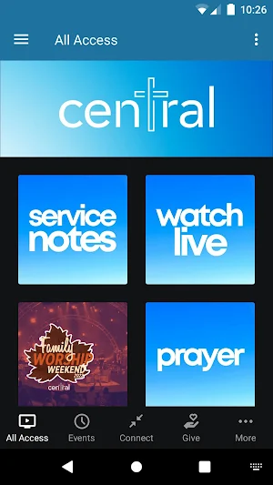 CentralNow Screenshot 0