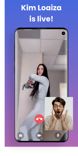 Kim Loaiza Fake Call & Chat Screenshot 2