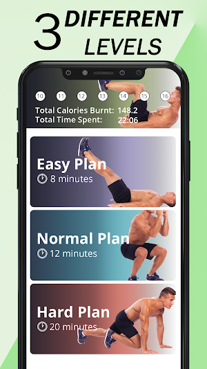 No Equipment Home Workout - Workouts for Men Screenshot 3
