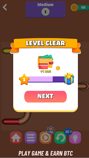 Pipe Puzzle Mania Earn BTC Screenshot 3