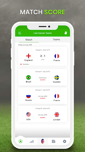 Football Live Score : Latest News & Live Score Screenshot 2