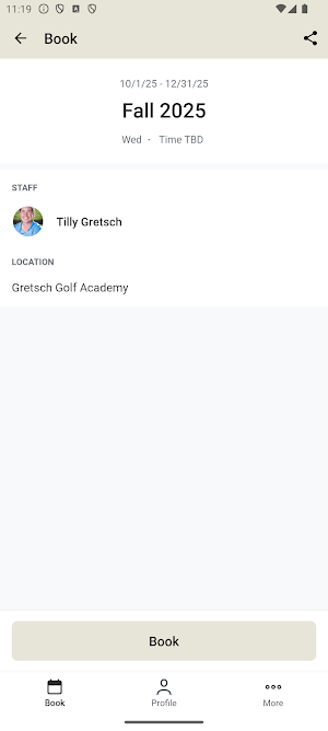Gretsch Golf Academy Screenshot 2