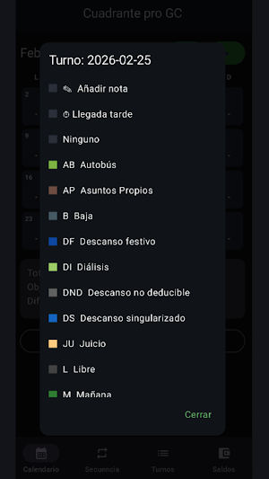 Cuadrante pro GC Screenshot 1