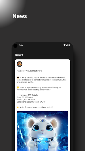 Hamster: Cipher, Combo & News Screenshot 2