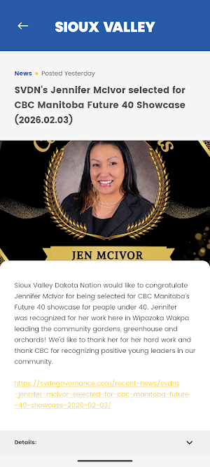Sioux Valley Dakota Nation Screenshot 2