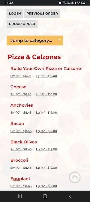 Christos Pizza Screenshot 2