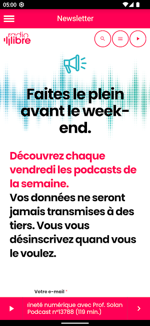 Radio Libre Suisse Screenshot 2