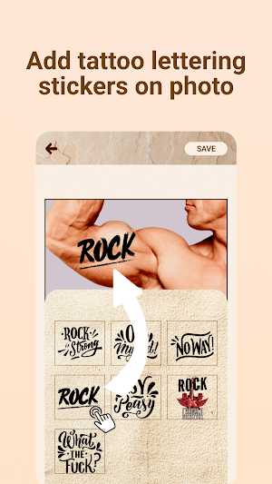 Tattoo Lettering Screenshot 1