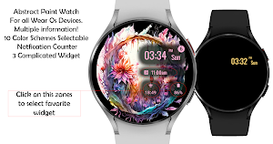Abstract Paint Watch Face Screenshot 0
