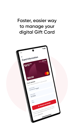AusPost Digital Gift Card Screenshot 2