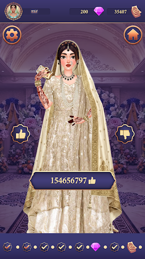 Indian Bride Fashion Dress up Screenshot 3