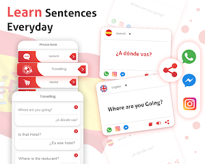 Learn Languages with Spanish Voice Translator Screenshot 1