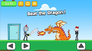 Brave Stickman: Love Rescue Screenshot 2